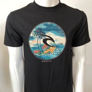 RIPCURL “island time classic” TEE. Mens Small.  NWT